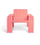 Armchair 004 Red/White