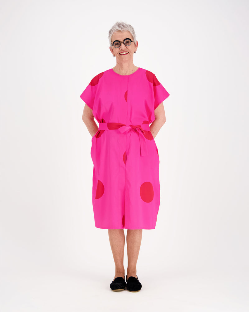 Elegance Iso Tatti Pinkki-Punainen