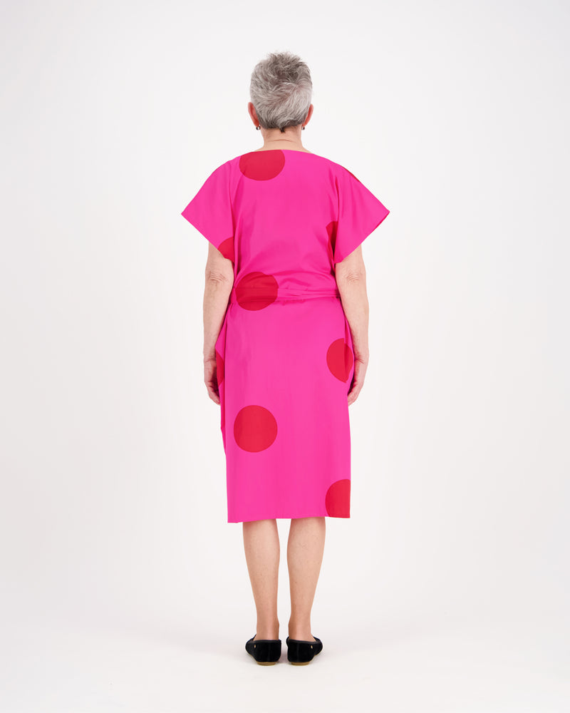 Elegance Iso Tatti Pinkki-Punainen