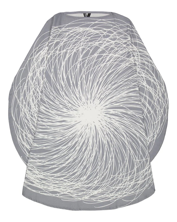 Myllynkivi Pyörre Harmaa-valkoinen