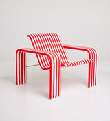 Armchair 004 Red/White